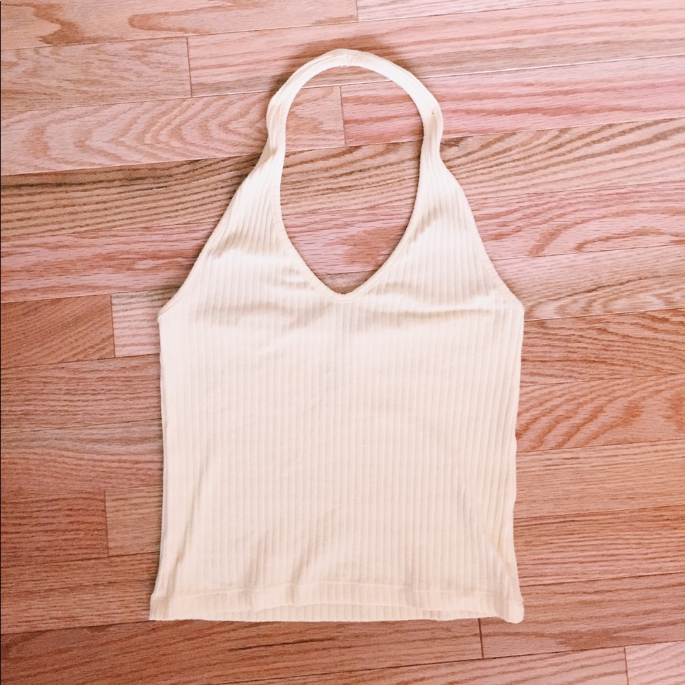yellow halter top 💛
